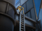 Shortcut Helipad Ladder