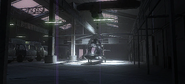 The interior concept art of the Military Warehouse.