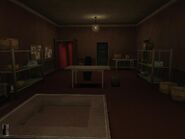 A strange red room.