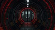 The airlock leading into the quarantine unit.
