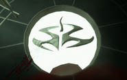 The Insignia in the Cloning Labs floor. Note how it's slightly off-center.