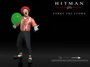 Corky as he appears in promotional images for Hitman: Blood Money.