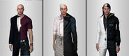 Abso Sequel 47 model being used for HITMAN™ disguises. A before and after comparison.