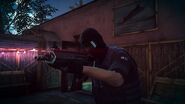 An Aggressive masked Agency Soldier.