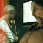 Ditto, a zoomed view of Dr. Valentine performing the checkup.