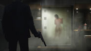 Full body teaser image of Diana in the Hitman: Absolution trailer.