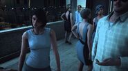 Various unnamed ICA actors on the makeshift yacht inside the facility.