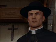 The HITMAN outfit as seen in the tile for the Man of the Cloth challenge.