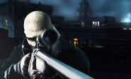 Concept art of the scrapped "Night Sniper" missions.