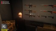 The weapon present in the cavern armoury