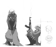 Angelina Mason concept art.