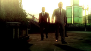 The bodyguards with Richard Strong, Jr.