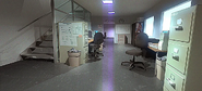 A scrapped office room location.