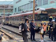 Many railway fans in take photo for MTR Light Rail Phase 2 train 26-02-2023(2)