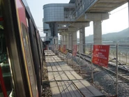 當年1號月台尾部是沒有月台的