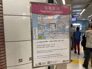 因應2022年11月13日荃灣綫油麻地站列車出軌事故，荃灣綫分爲荃灣至茘景及佐敦至中環兩段服務