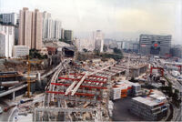 Lai King Mass Transit Railway Station and Tsing Kwai Highway