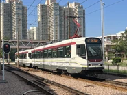 761P綫拖卡1054-1050正駛入天逸站