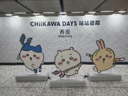 2025年8月，港鐵在此站付費區內設立Chiikawa Days站站遊蹤佈景板供乘客打卡