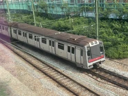 列車正進入荃灣站