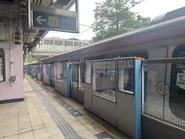 列車停靠沙田站1號月台