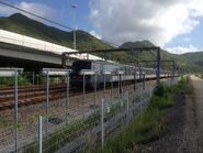 列車正途經近北大嶼山公路位置