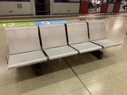 紅磡站舊月台的座椅