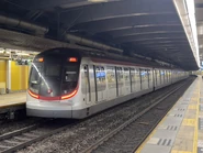 列車正駛離太和站