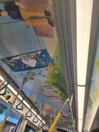 屯門發現號列車1161車內天花板