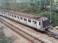 列車正進入荃灣站