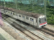 列車正進入荃灣站