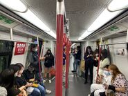 MTR Tung Chung Line A Train compartment 28-11-2021