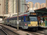 761P綫列車拖卡1090-1209正停靠頌富站