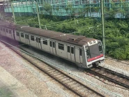 列車正進入荃灣站