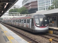 列車正停靠九龍塘站（圍系生活主題列車）