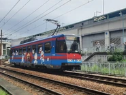 1160於2024年5月成為「多啦A夢」主題列車