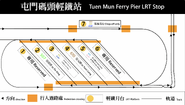 屯門碼頭路軌配置圖