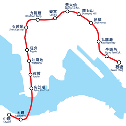 MTR Modified Initial Syatem map