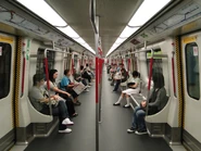 將軍澳綫列車車廂（2009年6月）