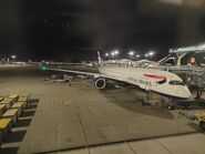 英國航空曾經短暫使用A350-1000執飛香港航線
