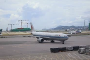 中國國際航空空中巴士A330（B-5956）在香港（2025年6月）