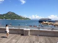 遠距離看赤柱卜公碼頭（2015年6月）