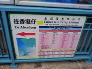 Aberdeen to Sok Kwu Wan timetable in ferry pier