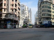 荔枝角道以東開始一段為東行單程路（2022年1月）