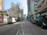 新柳街至北拱街一段為雙程路（2023年4月）