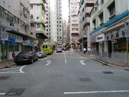 南面寶其利街入口（2023年4月）