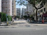 北面界限街入口（2022年4月）