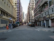 東段旭日街入口（2023年1月）