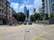 衙前圍道以南為北行單程路（2022年6月）