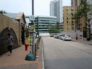 星輝豪庭外的小巴站（2018年4月）